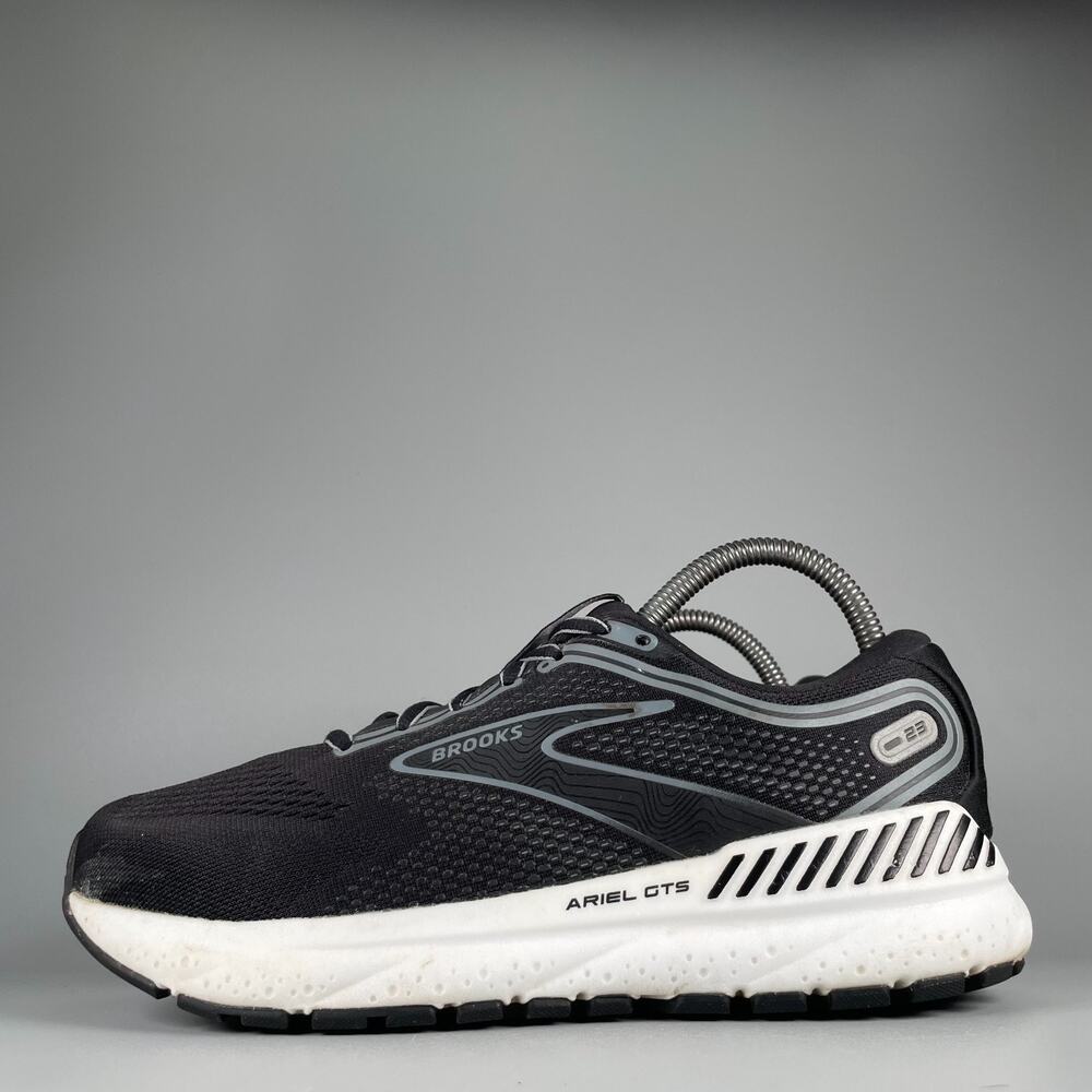 Brooks Ariel GTS 23 Women's Size 8.5 B Black White Comfort Running Shoes Sneaker